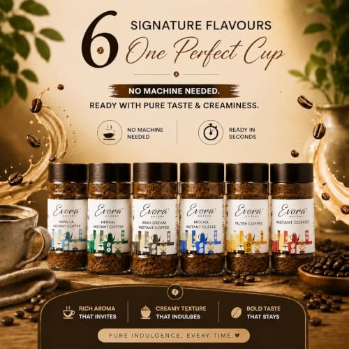 Image 7 of EVORA Greens Signature 100gm Filter Coffee Powder | Coffee with Arabica & Robusta Blend - Medium Roast | Make 50 Cups