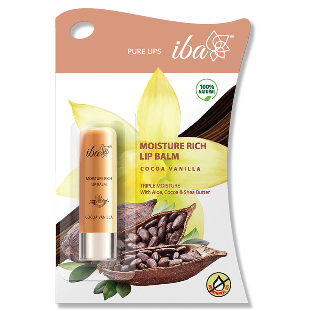 Image 1 of 4.5gm for the product Iba Moisture Rich Lip Balm - Cocoa Vanilla