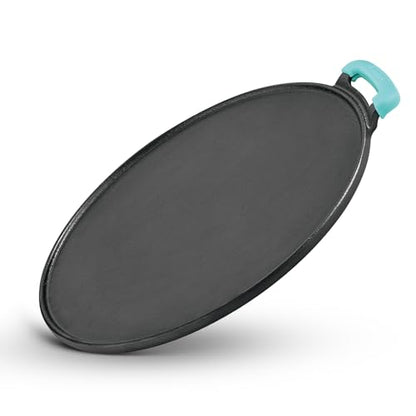 Image 1 of Default Title for the product BERGNER Eco Cast Iron 30cm Flat Multi Tawa with One Sided Handle