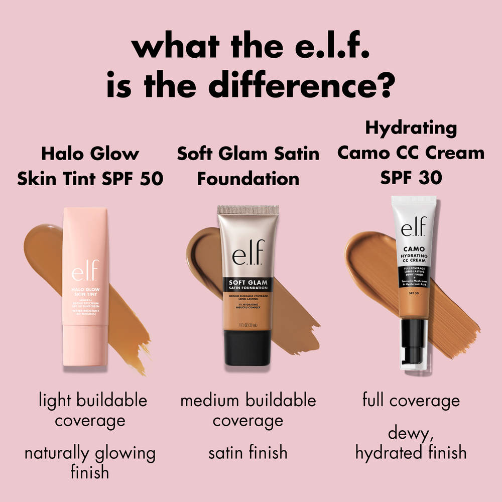Image 10 of e.l.f. Cosmetics Halo Glow Skin Tint SPF 50 (30ml)