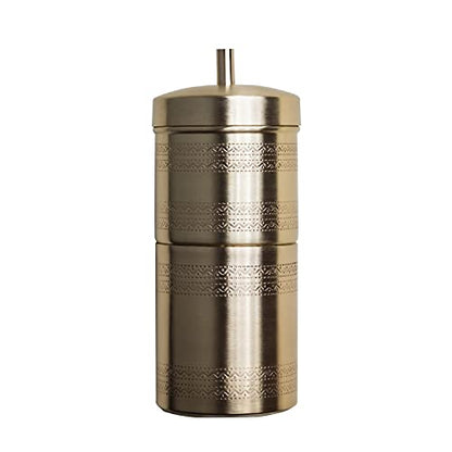 Image 1 of Default Title for the product Sidapur Etched Brass Filter (Small)