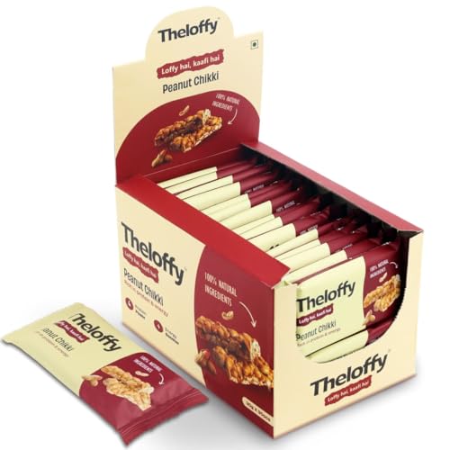 Image 1 of Default Title for the product THELOFFY Premium Peanut Chikki Pack of 30 Pcs (24g Each)
