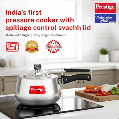 Image 3 of Prestige Nakshatra Cute Svachh Aluminium Inner Lid Pressure Cooker, 3.0L