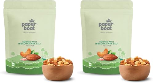 Image 1 of Pack of 1 for the product Paper Boat Smoked and Roasted Mixed Nuts, Pouch (200 gm) (Pack of 2)