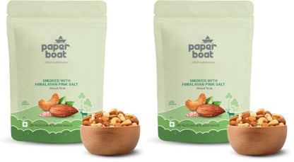 Image 1 of Pack of 1 for the product Paper Boat Smoked and Roasted Mixed Nuts, Pouch (200 gm) (Pack of 2)