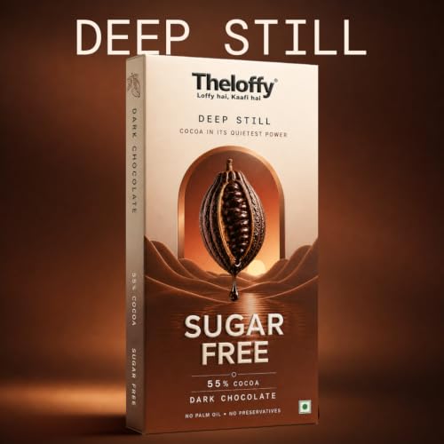 Image 2 of THELOFFY Sugar Free 55% Cocoa Dark Chocolate - 100 g