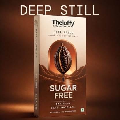 Image 2 of THELOFFY Sugar Free 55% Cocoa Dark Chocolate - 100 g