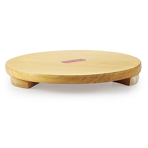 Image 6 of HAZEL Wood Polpat Chakla Roti Chapati Maker 21 cm with Sheesham Roti Roller Belan Rolling Pin 42 cm