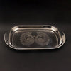 Image 1 of Default Title for the product Spillbox Stainless Steel Serving Plate 28 cm Rectangle Bhojan Thali