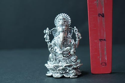 Image 6 of Dista Silvers Antique Lotus Ganesh 140g