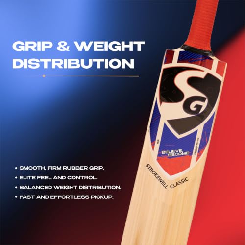Image 7 of SG STROKEWELL Classic Cricket Bat Kashmir Willow