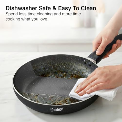 Image 7 of Prestige Omega Deluxe Granite Aluminium 3 Pcs Cookware Set