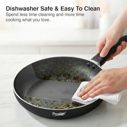 Image 7 of Prestige Omega Deluxe Granite Aluminium 3 Pcs Cookware Set