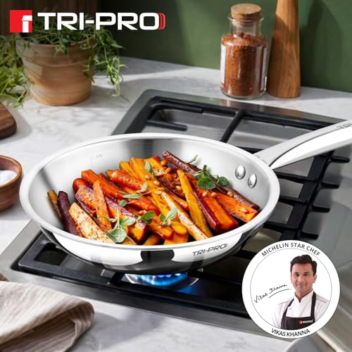 Image 4 of BERGNER TriPro Triply Stainless Steel Frypan/Skillet