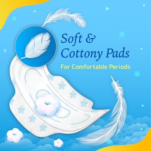 Image 4 of Niine Naturally Soft Regular Sanitary Napkins for women|230mm Long| Extra Soft & Cottony for Rash Control|2x Absorption|Anti-Leak Lock Protection |Super Saver Pack|(Pack of 4) 72 Pads