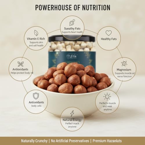 Image 6 of LILA DRY FRUITS Hazelnuts 100 Grams