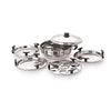 Image 1 of 26 for the product neelam Stainless Steel Multi Kadai 3500 ml Cooking Set