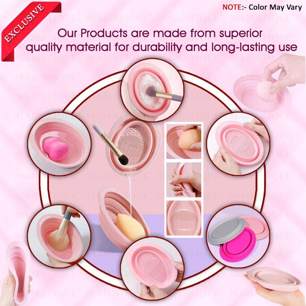 Image 9 of Majestique Silicone Makeup Brush Cleaner Pad