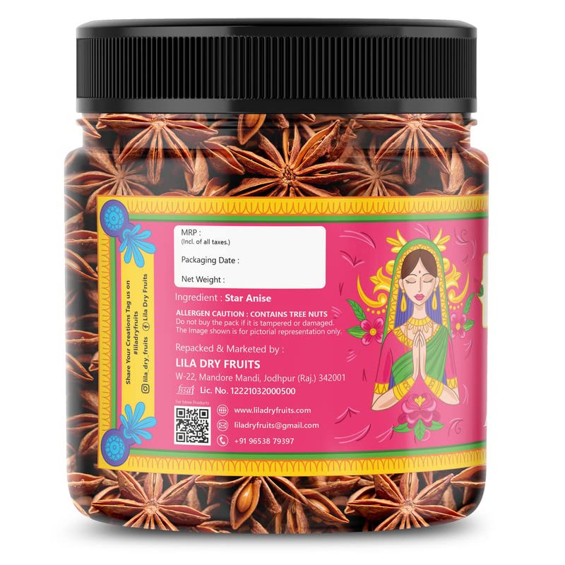 Image 3 of LILA DRY FRUITS Star Anise 100 Grams