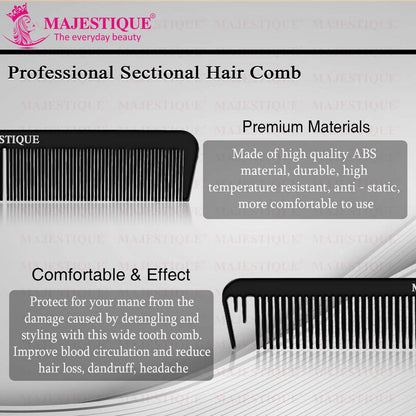 Image 3 of Majestique Wide Tooth Comb