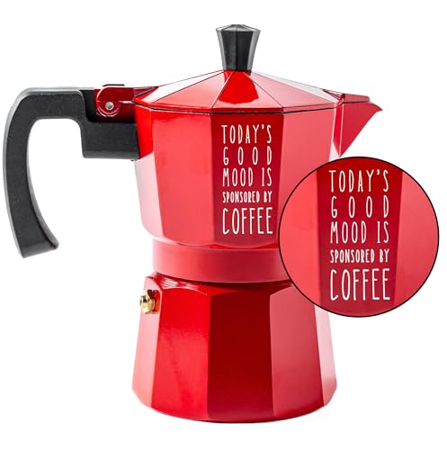 Image 1 of Default Title for the product Sipologie Roma Moka Pot Red 180 ml