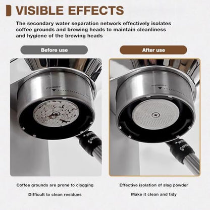 Image 6 of Supvox Puck Screen 51mm for Coffee Portafilter Magnetic Pickup Filter Disk