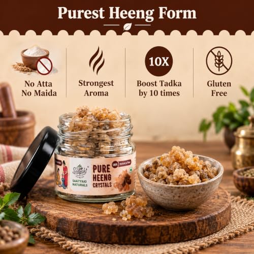 Image 7 of SAATYAKI NATURALS Pure Hing (Asafoetida) Crystals – 50gm