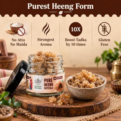 Image 7 of SAATYAKI NATURALS Pure Hing (Asafoetida) Crystals – 50gm