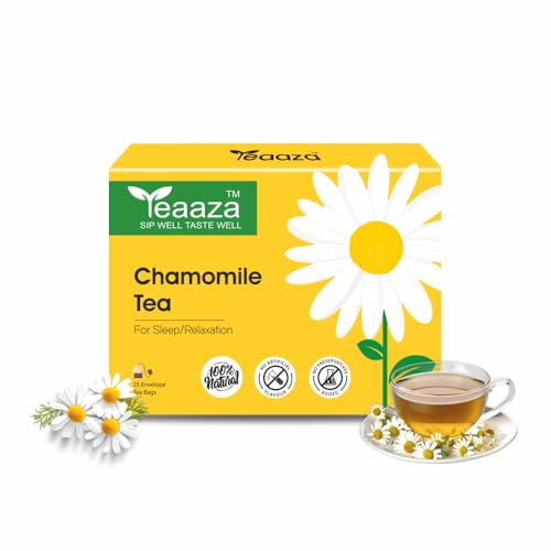 Image 1 of Pack of 1 for the product Teaaza Chamomile Tea Bags 25 Enveloped Tea Bags