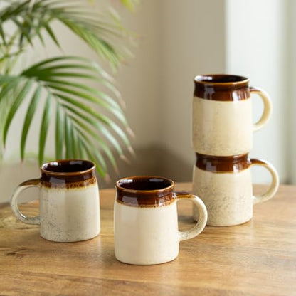 Image 1 of Default Title for the product ExclusiveLane Ceramic Coffee Mugs Set of 4