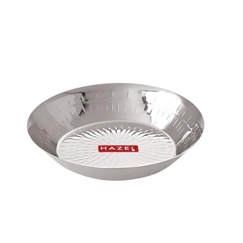 Image 6 of HAZEL Stainless Steel Snack Plate 20.7cm, 800ml