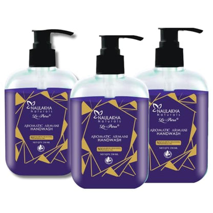 Image 1 of Pack of 1 for the product Naulakha Naturals Combo pack of Handwash 250 g (Pack of 3) (Aromatic)