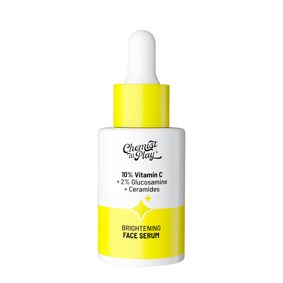 Image 2 of 30 ml / Pack of 1 for the product Chemist at Play 10% Vitamin C Skin Brightening Face Serum For Glowing, Radiant Skin