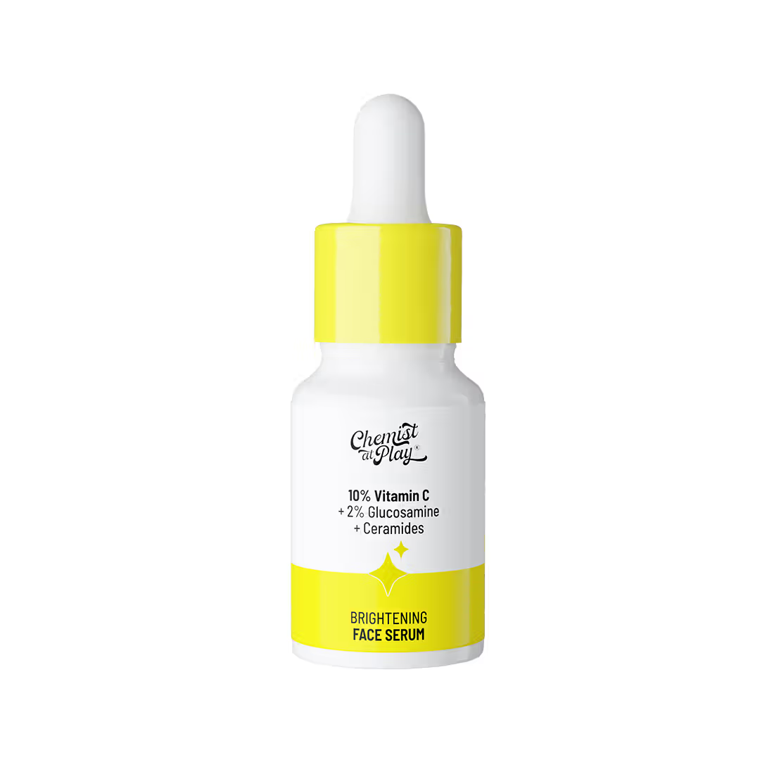 Image 1 of 10 ml / Pack of 1 for the product Chemist at Play 10% Vitamin C Skin Brightening Face Serum For Glowing, Radiant Skin