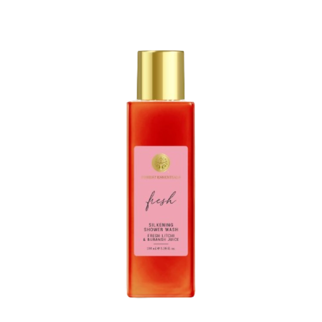 Image 1 of Forest Essentials Silkening Shower Wash Fresh Litchi & Buransh Juice