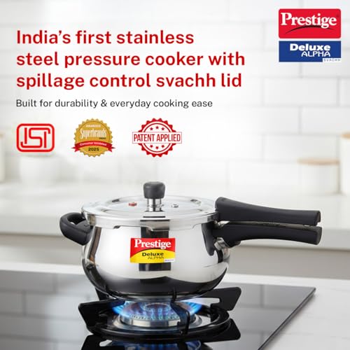 Image 3 of Prestige Svachh Alpha Junior Handi 4 L Stainless Steel