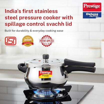 Image 3 of Prestige Svachh Alpha Junior Handi 4 L Stainless Steel