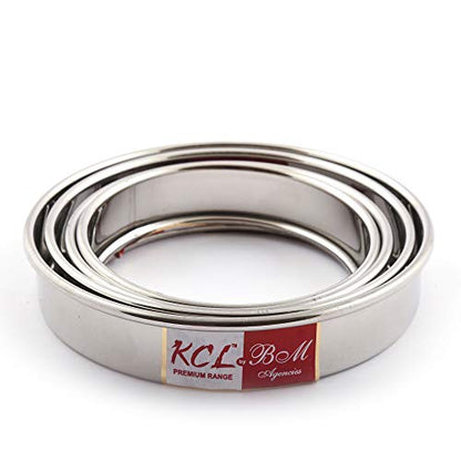 Image 2 of KCL Stainless Steel Round Hot Pot Stand Matka Stand Set of 4
