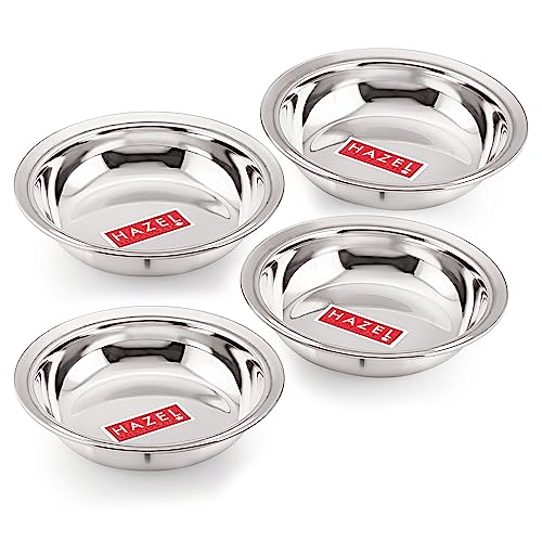 Image 8 of 270 ML / Set of 4 (270 ML) for the product HAZEL Stainless Steel Snack Bowl/Plate Set