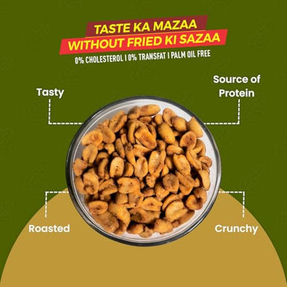 Image 6 of Roasty Tasty Wasabi Flavour Roasted Peanuts Pack Of 2 (150G Each)