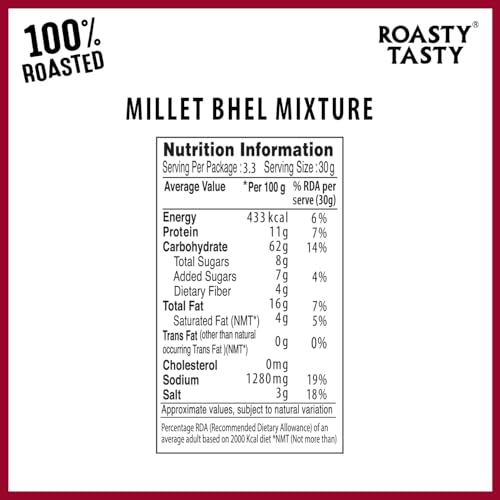 Image 4 of Roasty Tasty Millet Bhel Mix 100g