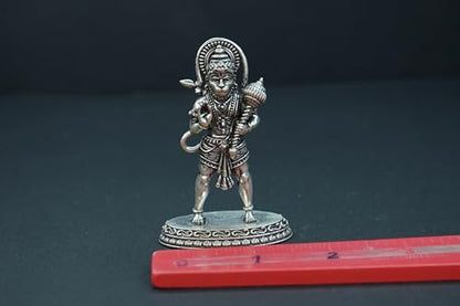Image 5 of Dista Silvers Antique Hanuman Idol Standing 40.51G