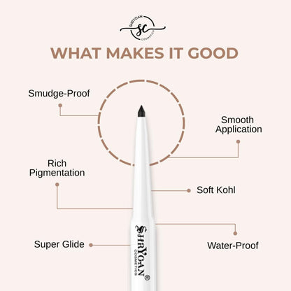 Image 4 of Shryoan Revolving Kajal Pencil - Black