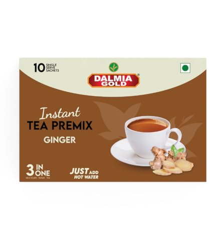 Image 2 of Dalmia Gold Instant Tea Premix Ginger Flavour 14g x 10 Sachets