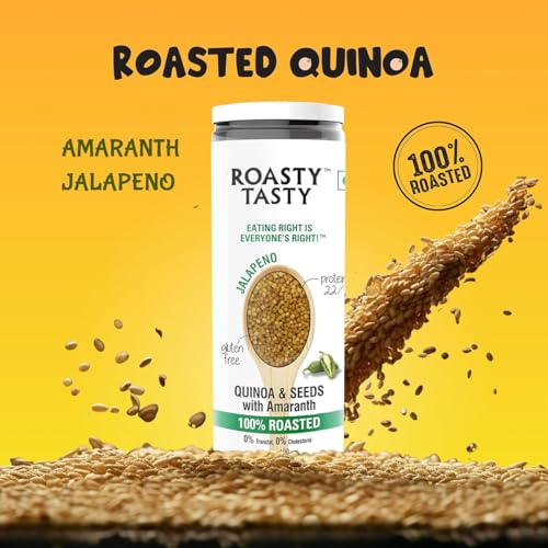 Image 4 of Roasty Tasty Quinoa & Seeds with Amaranth Jalapeno Flavour Pack of 2 (100g each)