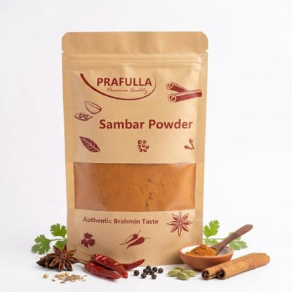 Image 1 of Default Title for the product PRAFULLA Sambar Powder, Pack of 2, 100g each