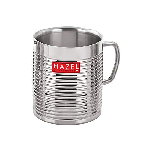 Image 6 of HAZEL Stainless Steel Cup Set of 2, 300 ml Each
