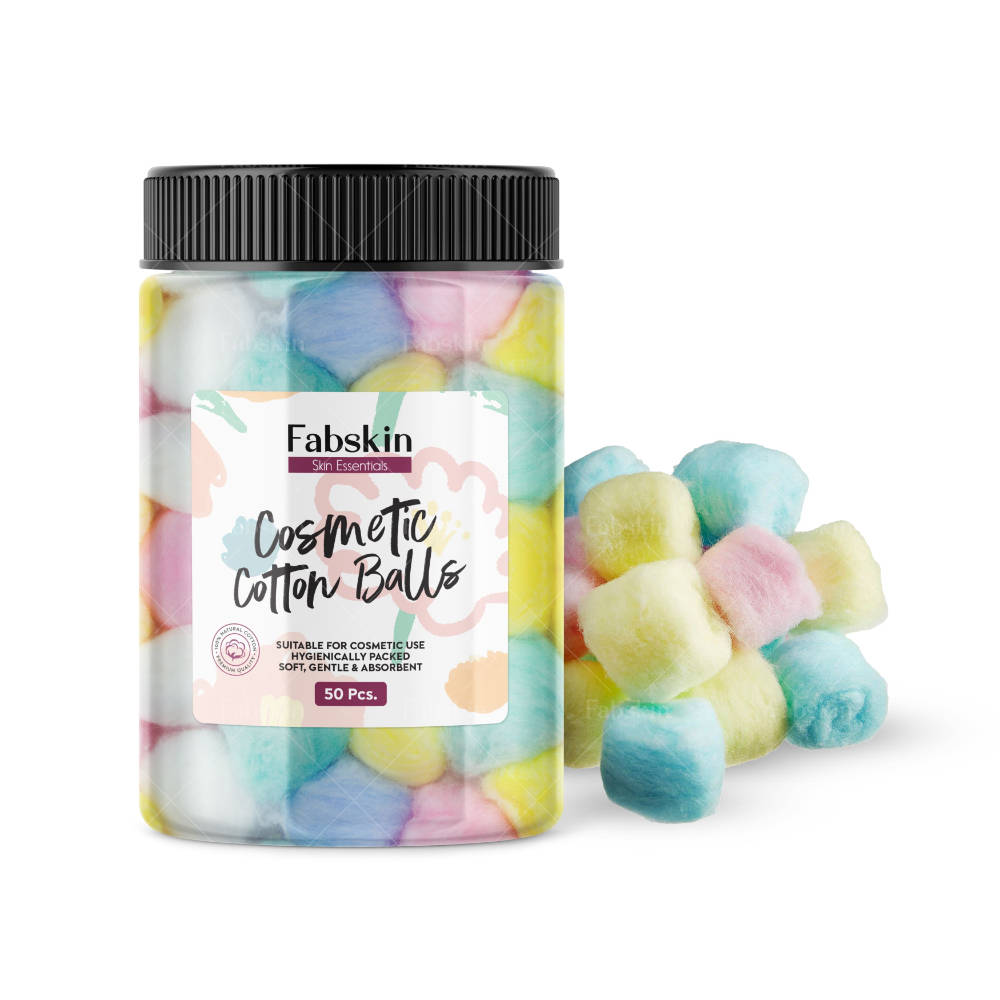 Image 1 of 50 Pcs / Pack of 1 for the product Fabskin Cosmetic Cotton Balls - 50