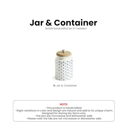 Image 4 of ExclusiveLane StarMark Multi-Utility Airtight Ceramic Jar 670 ML