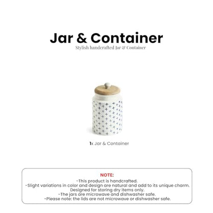 Image 4 of ExclusiveLane StarMark Multi-Utility Airtight Ceramic Jar 670 ML